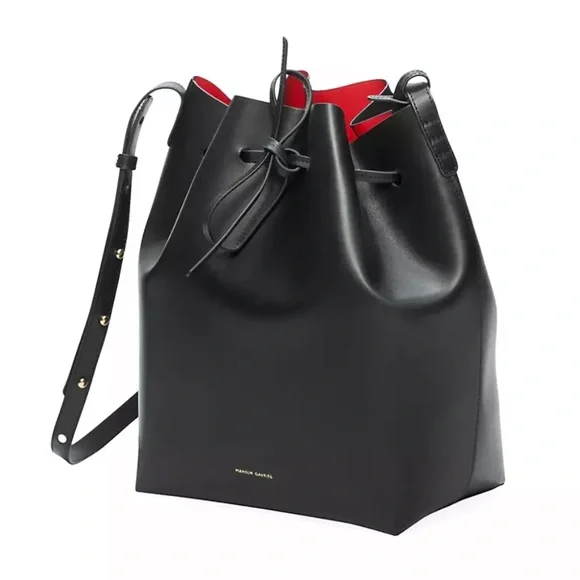Mansur Gavriel Leather Bucket Bag - Picture 3 of 8